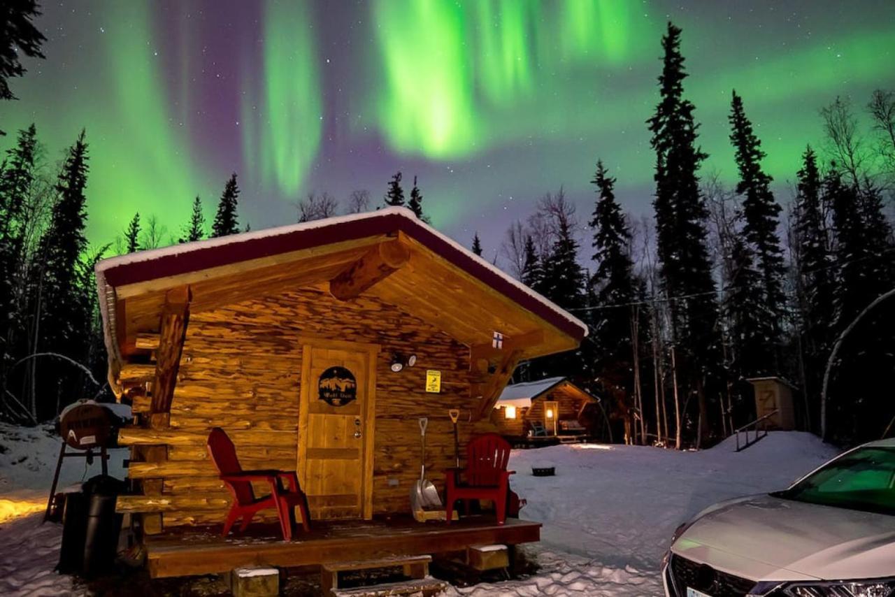 1 Bd. Deluxe Log Dry Cabin| Views Northern Lights! Fairbanks Exterior photo
