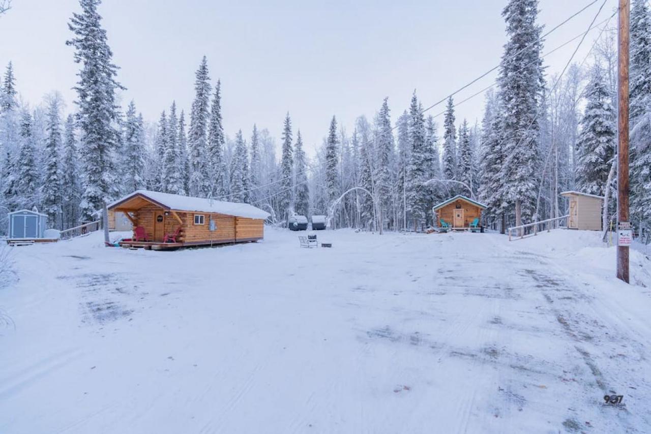 1 Bd. Deluxe Log Dry Cabin| Views Northern Lights! Fairbanks Exterior photo