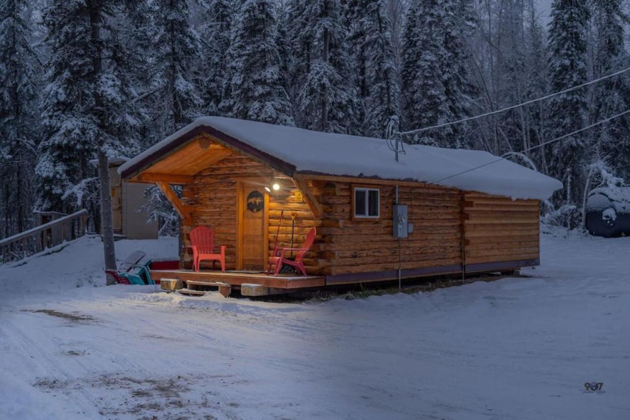 1 Bd. Deluxe Log Dry Cabin| Views Northern Lights! Fairbanks Exterior photo