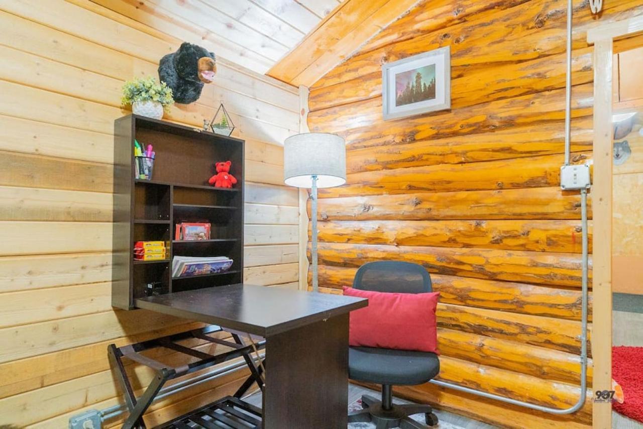 1 Bd. Deluxe Log Dry Cabin| Views Northern Lights! Fairbanks Exterior photo