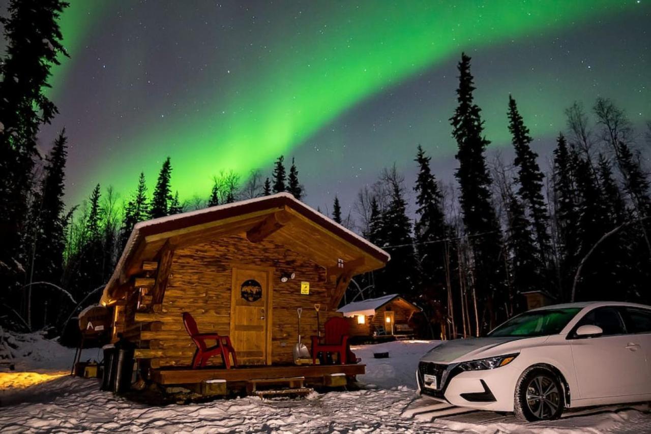 1 Bd. Deluxe Log Dry Cabin| Views Northern Lights! Fairbanks Exterior photo